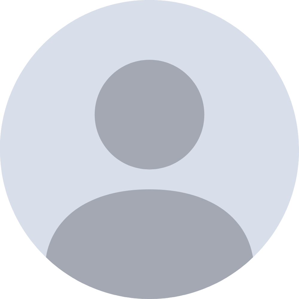 Silhouette of a person with a round head and body, inside a light gray circle.