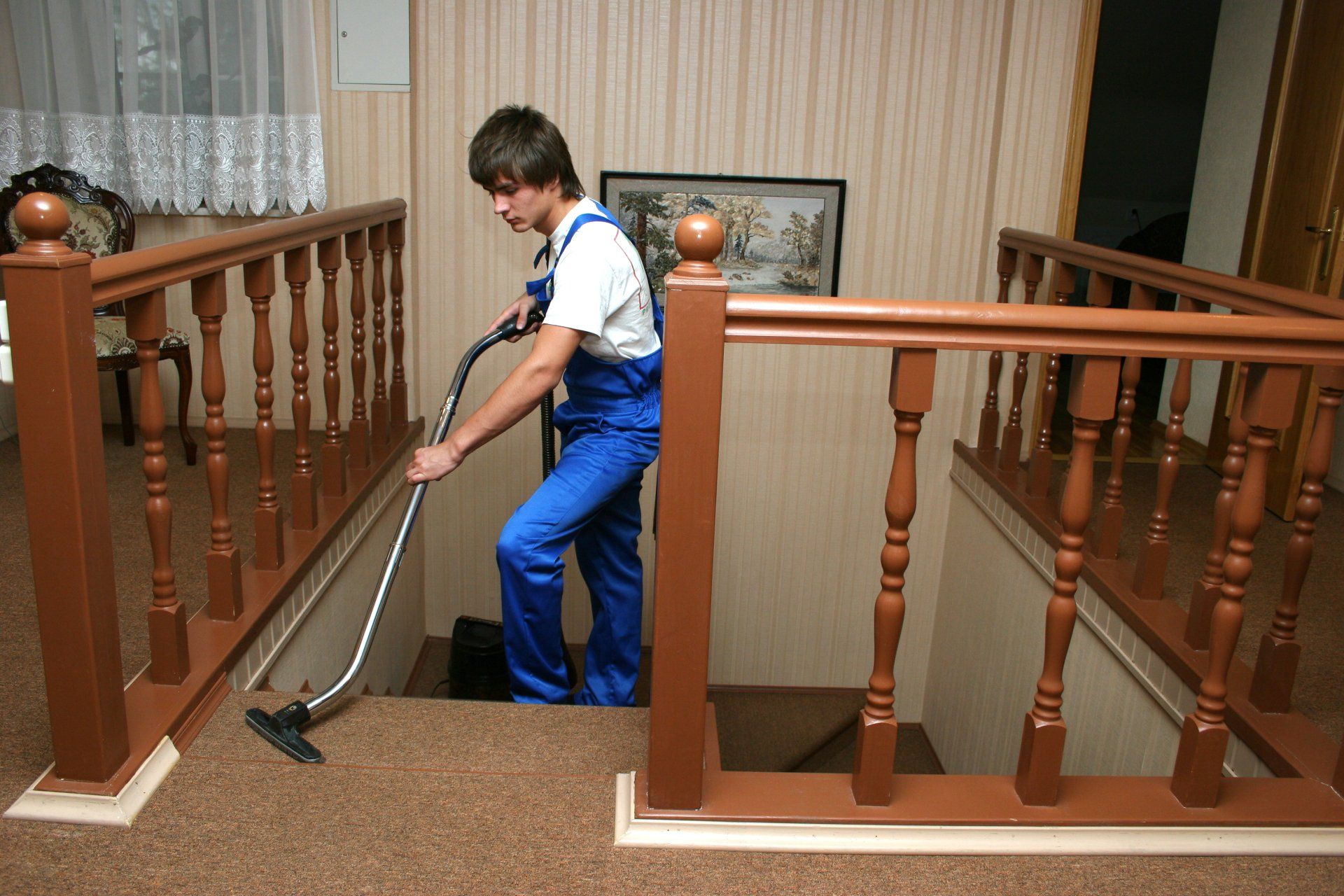 Cleaning The Carpet — Monticello, AR — Carpet Medics Restoration Cleaning The Carpet — Monticello, AR — Carpet Medics Restoration