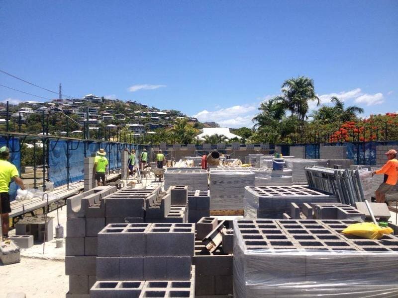 Pile of Concrete Blocks — Bricklaying in Townsville, QLD