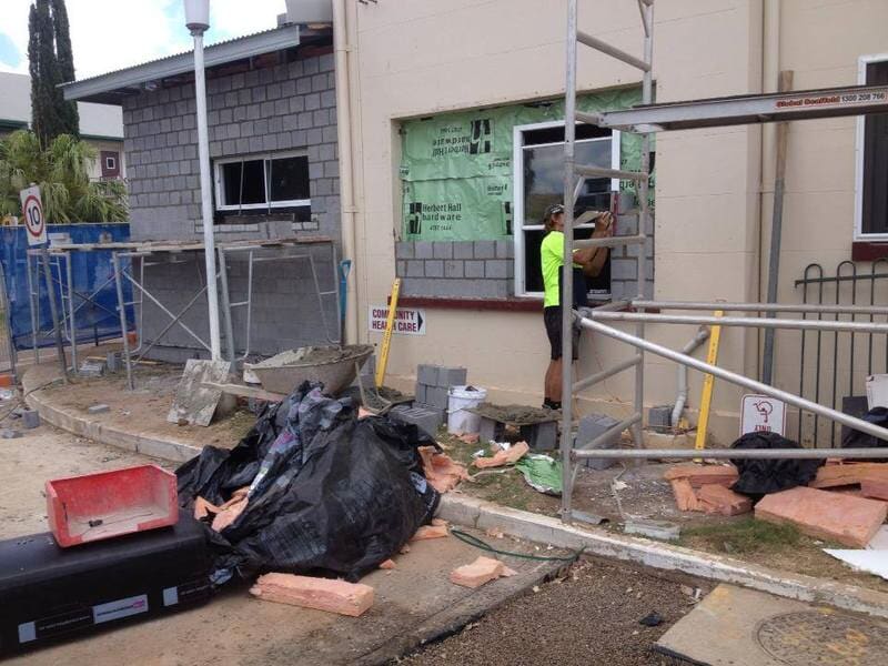 House Wall Renovation — Bricklayer in Green Bank, QLD
