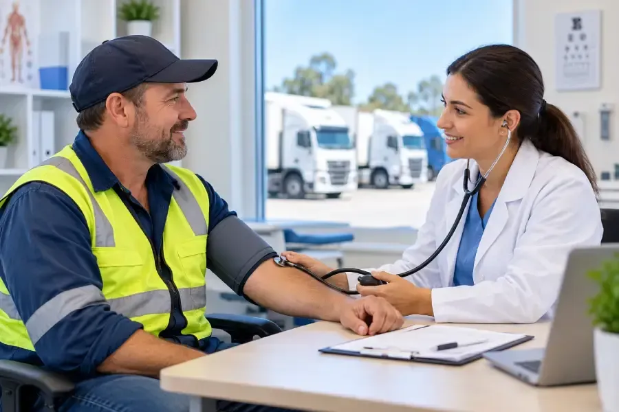 commercial driver health assessment canberra