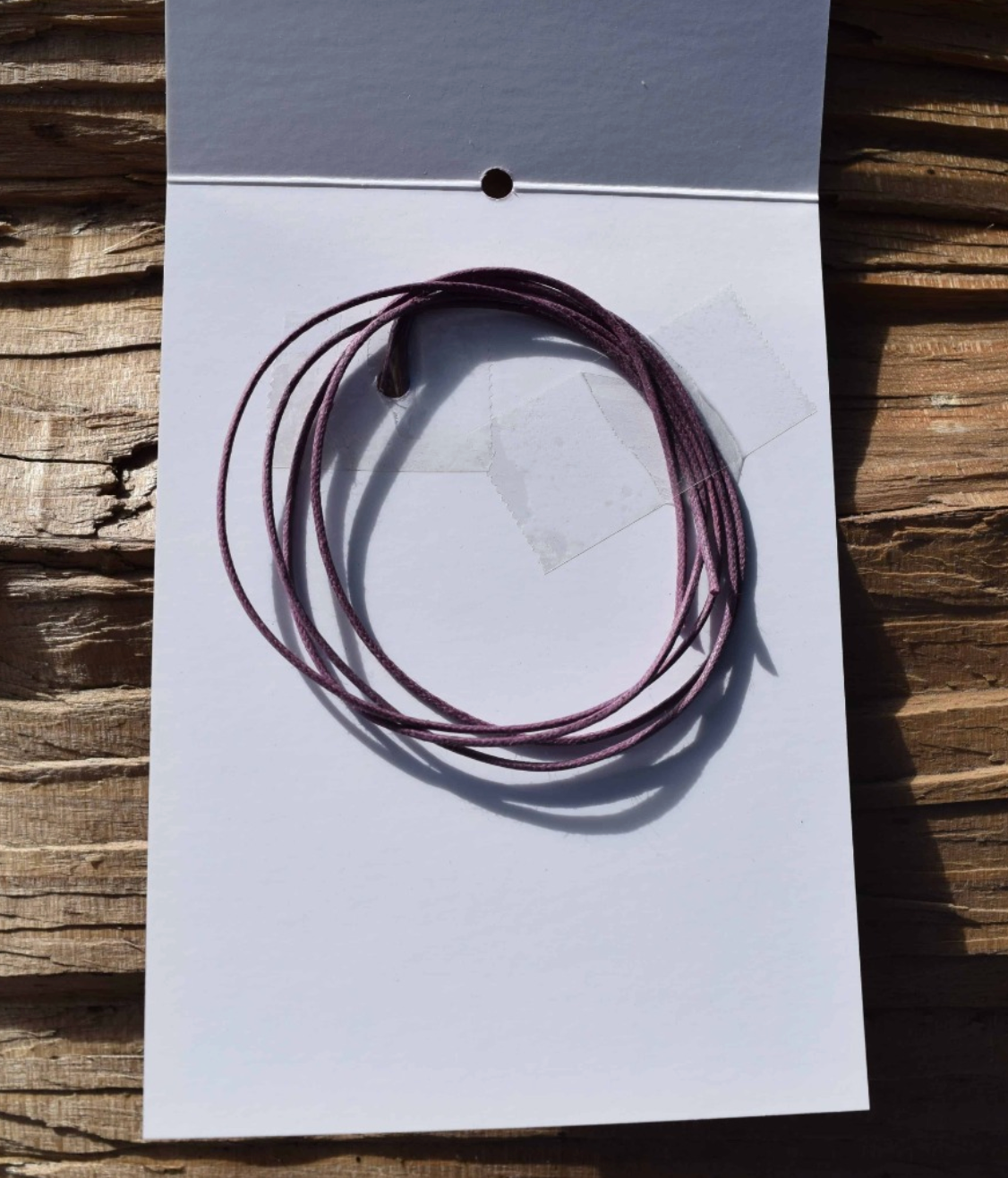 Label met sieraden en de boodschap