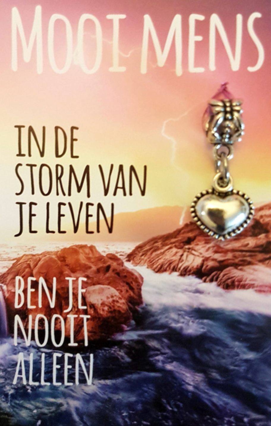 Card with Dutch text: