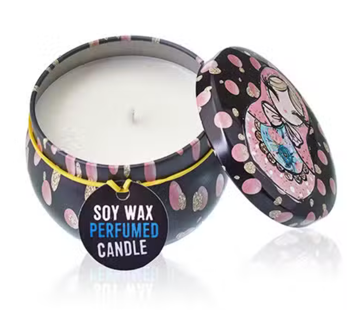 Sojakaars in Decoratief Blik – Zwart – 120 gram