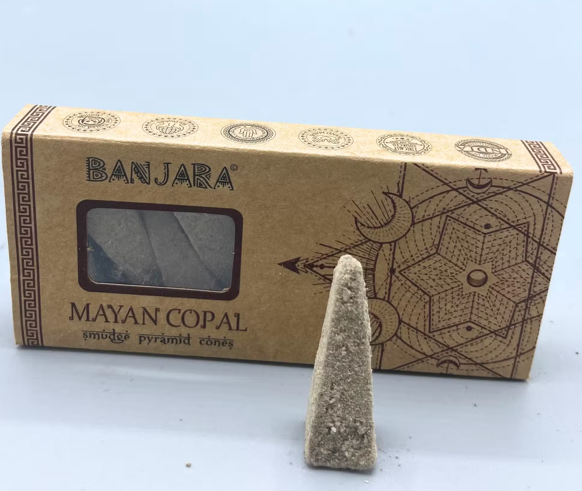 Banjara Smudge Pyramid Cones – Mayan Copal – 10 stuks