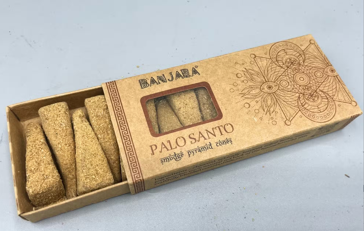 Banjara Smudge Pyramid Cones – Palo Santo – 10 stuks