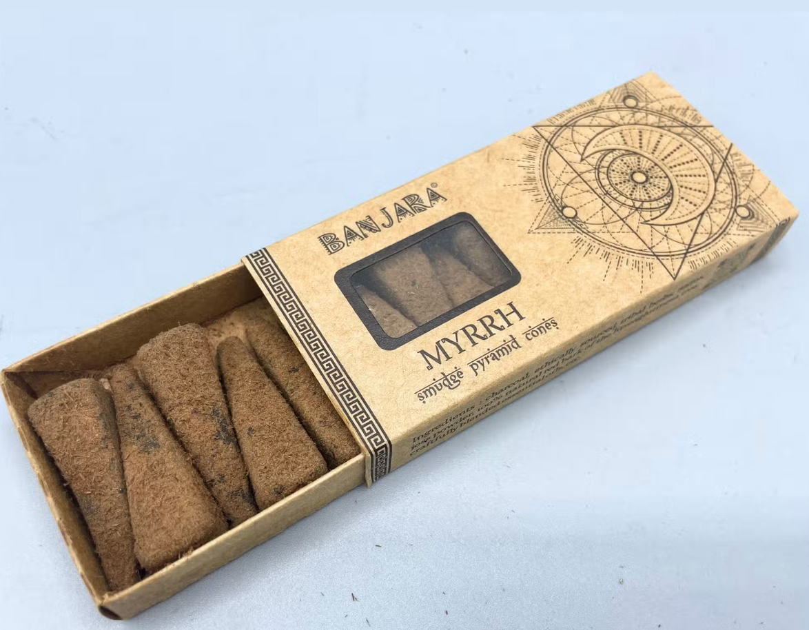 Banjara Smudge Pyramid Cones – Mirre – 10 stuks