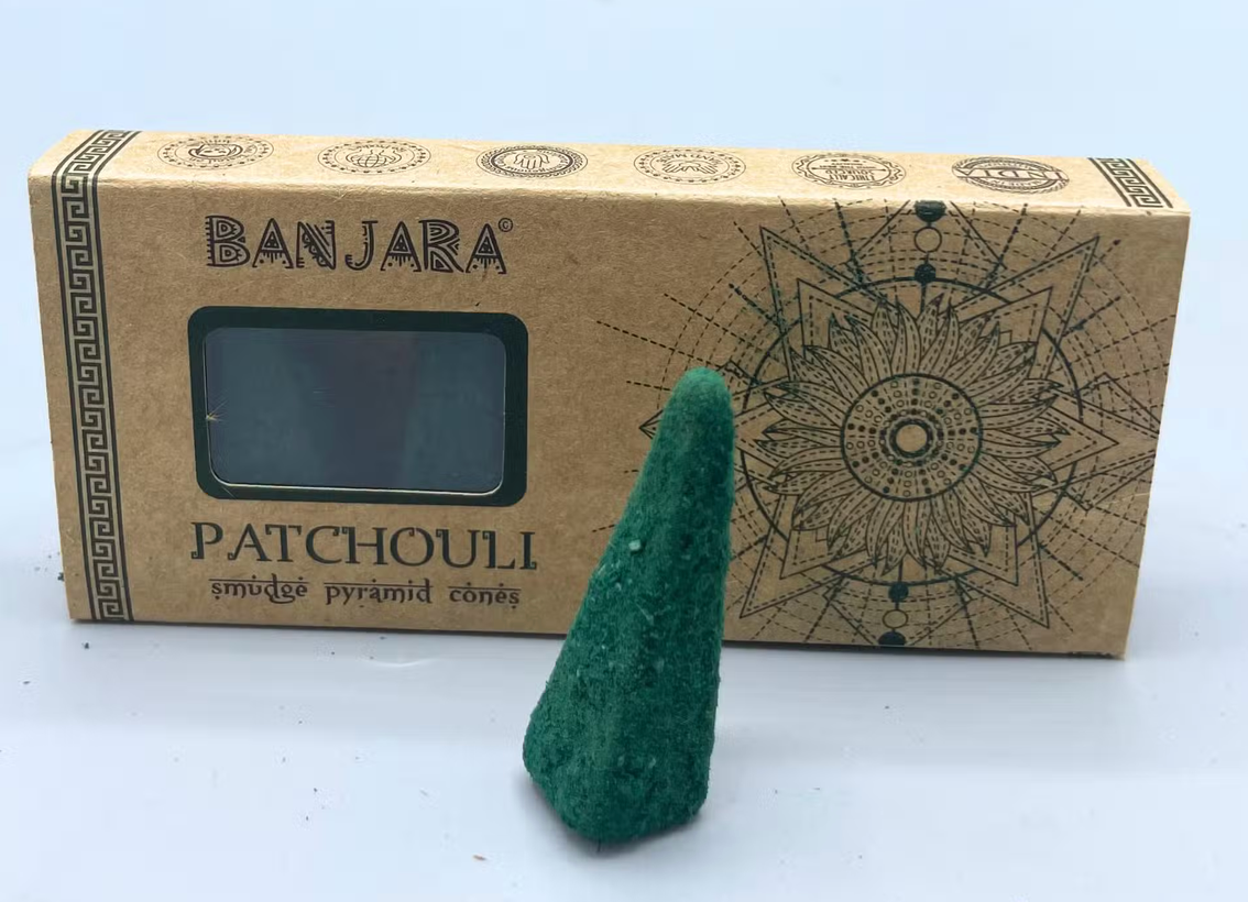 Banjara Smudge Pyramid Cones – Patchouli – 10 stuks