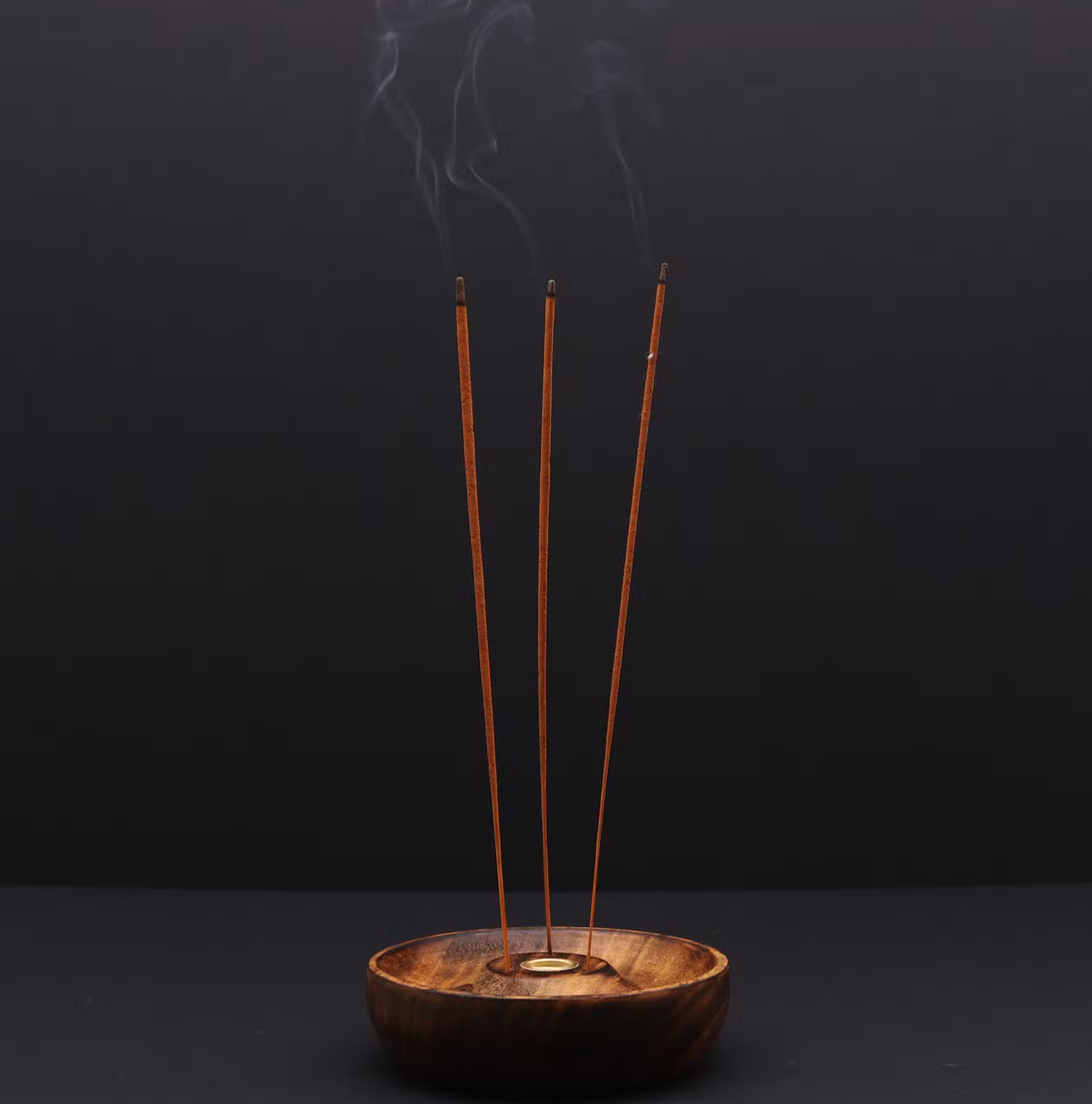 Houten Wierookhouder – Voor Wierookstokjes & Kegels – Naturel