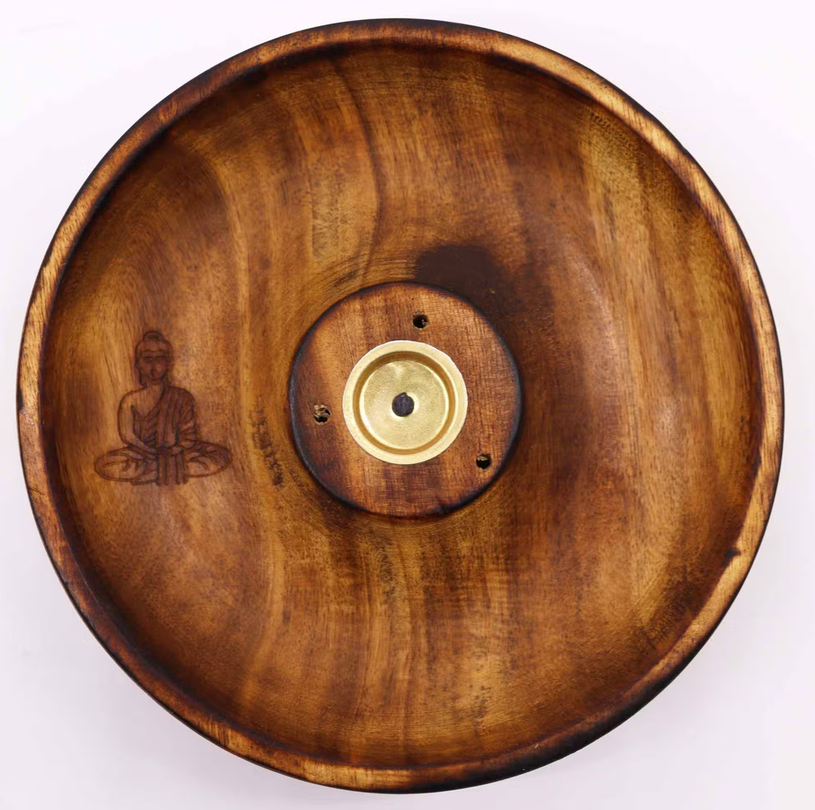 Houten Wierookhouder – Voor Wierookstokjes & Kegels – Boeddha