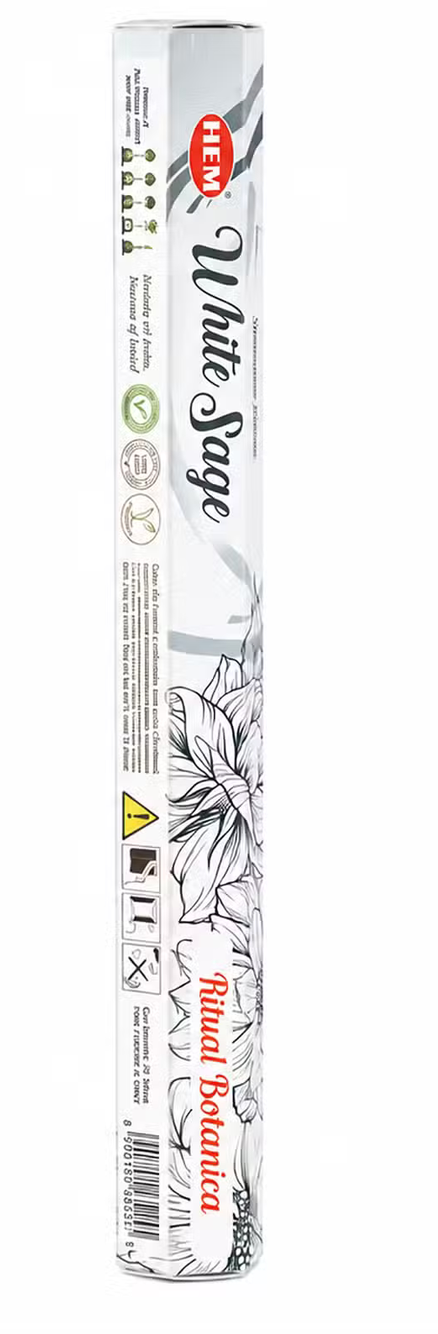 HEM Hexagonale Wierook – Smudge Witte Salie