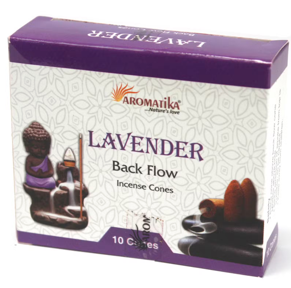 Aromatica Backflow Wierookkegels – Lavendel