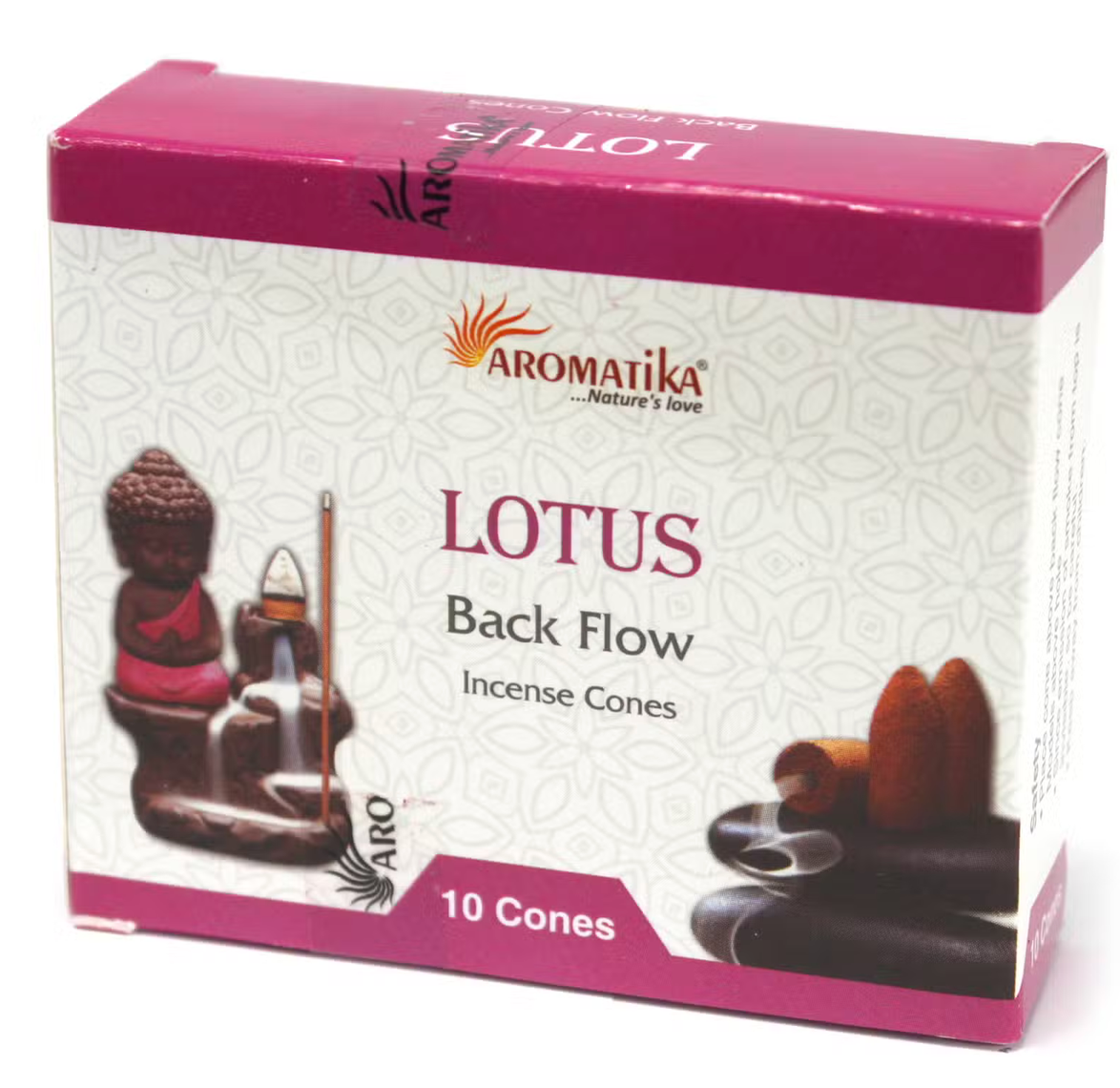 Aromatica Backflow Wierookkegels – Lotus