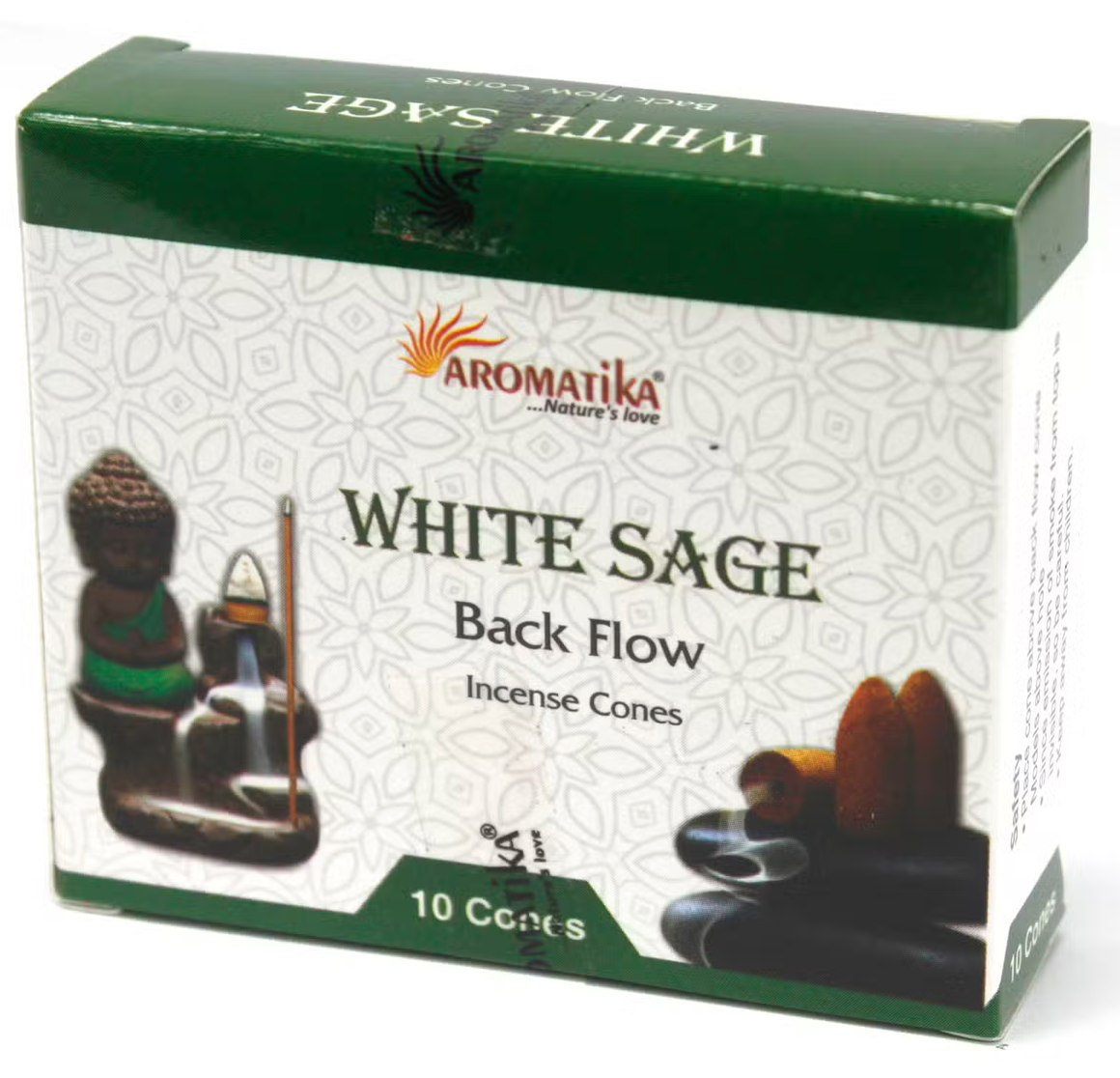 Aromatica Backflow Wierookkegels – ﻿Witte Salie