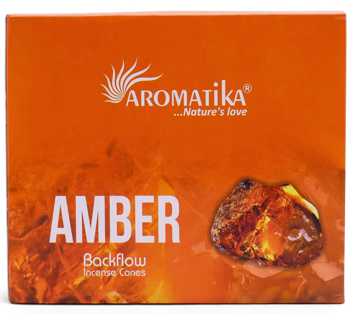 Masala Backflow Wierookkegels – Amber – 10 stuks