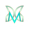 Manumission logo in white, blues and greens