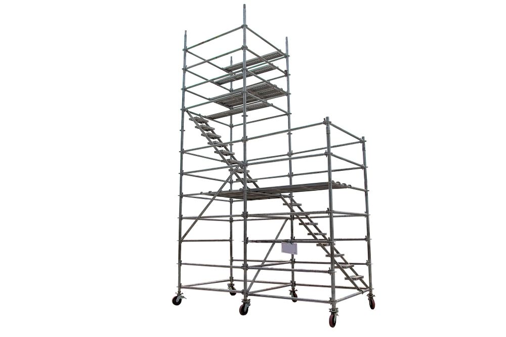 A 3D Scaffolding Tower With Stairs — Fahlstrom Scaffolding Cairns Pty Ltd in Cairn, QLD