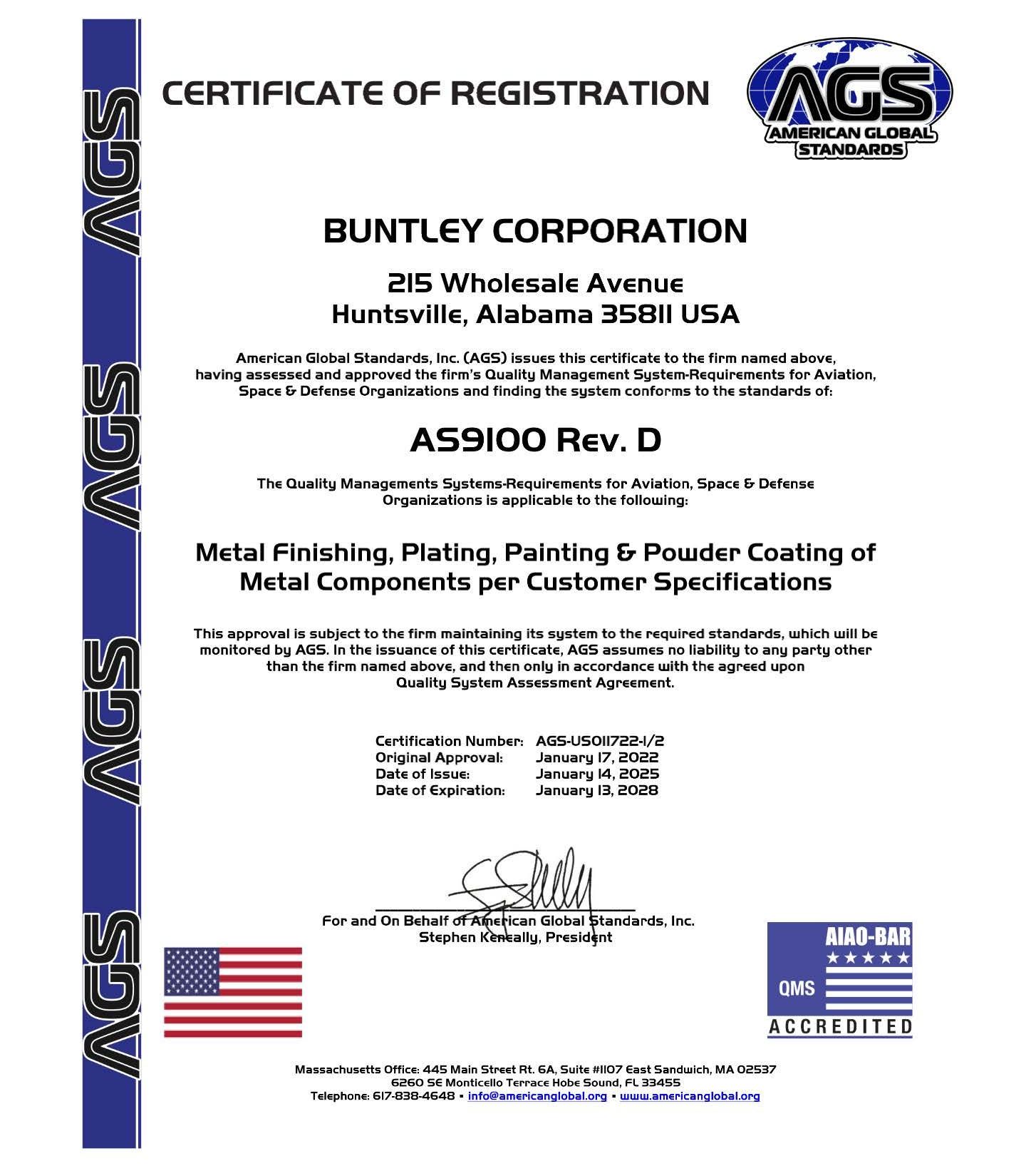 pdf icon 2025 AS9100 CERT EXP