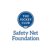 The Jockey Club Safety Net Foundation logo with blue circular emblem and text.