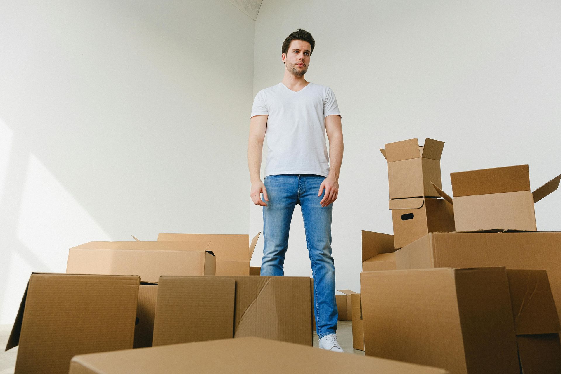 A cluttered room needs a junk removal service to help cleanup
