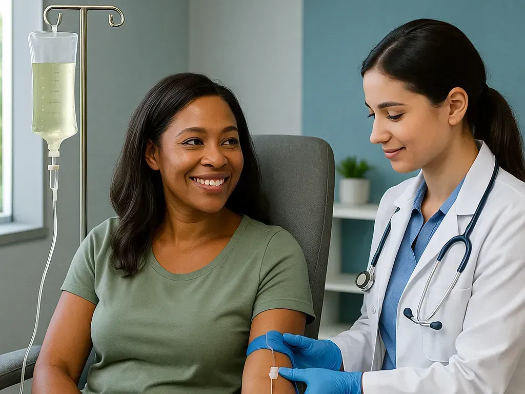 Physician-led IV therapy providing comfortable wellness treatment experience in Laurel.