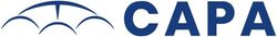 The word capa is written in blue on a white background