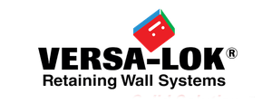 VERA-LOK logo with red and green geometric icon and “Retaining Wall Systems” text