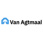 Het logo van van agtmaal heeft een blauwe pijl die omhoog wijst.