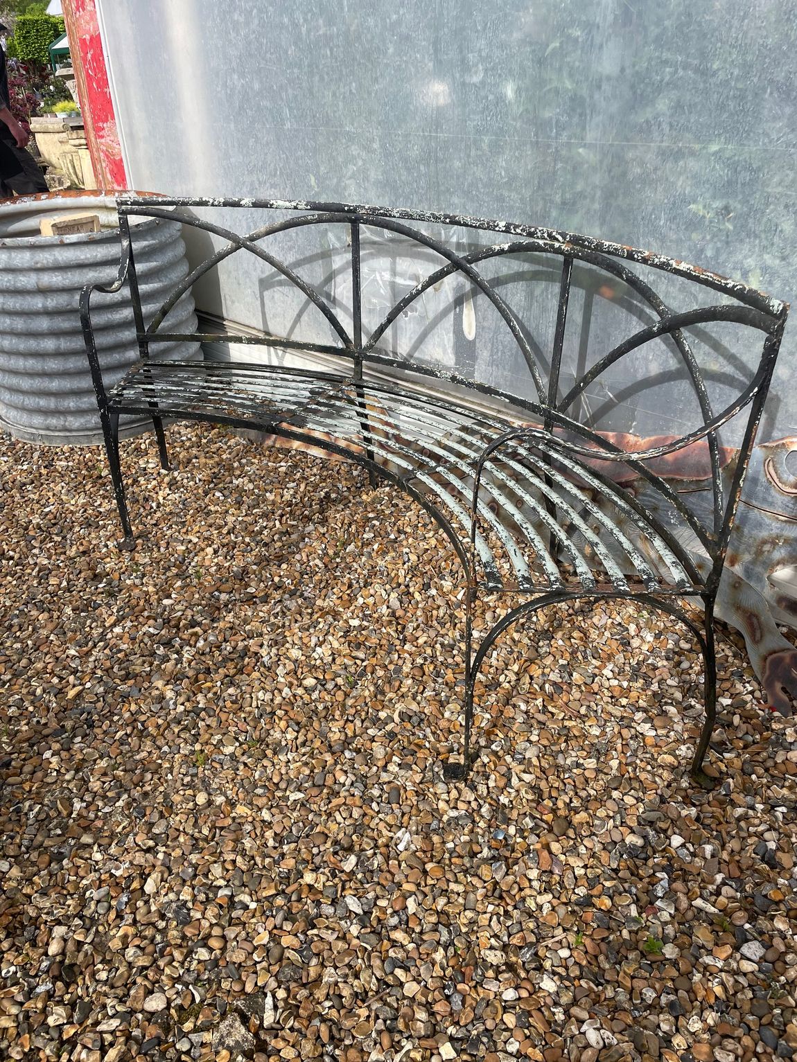 ironwork bench