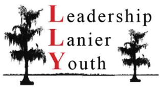 Logo for Leadership Lanier Youth: Red LLY letters with 