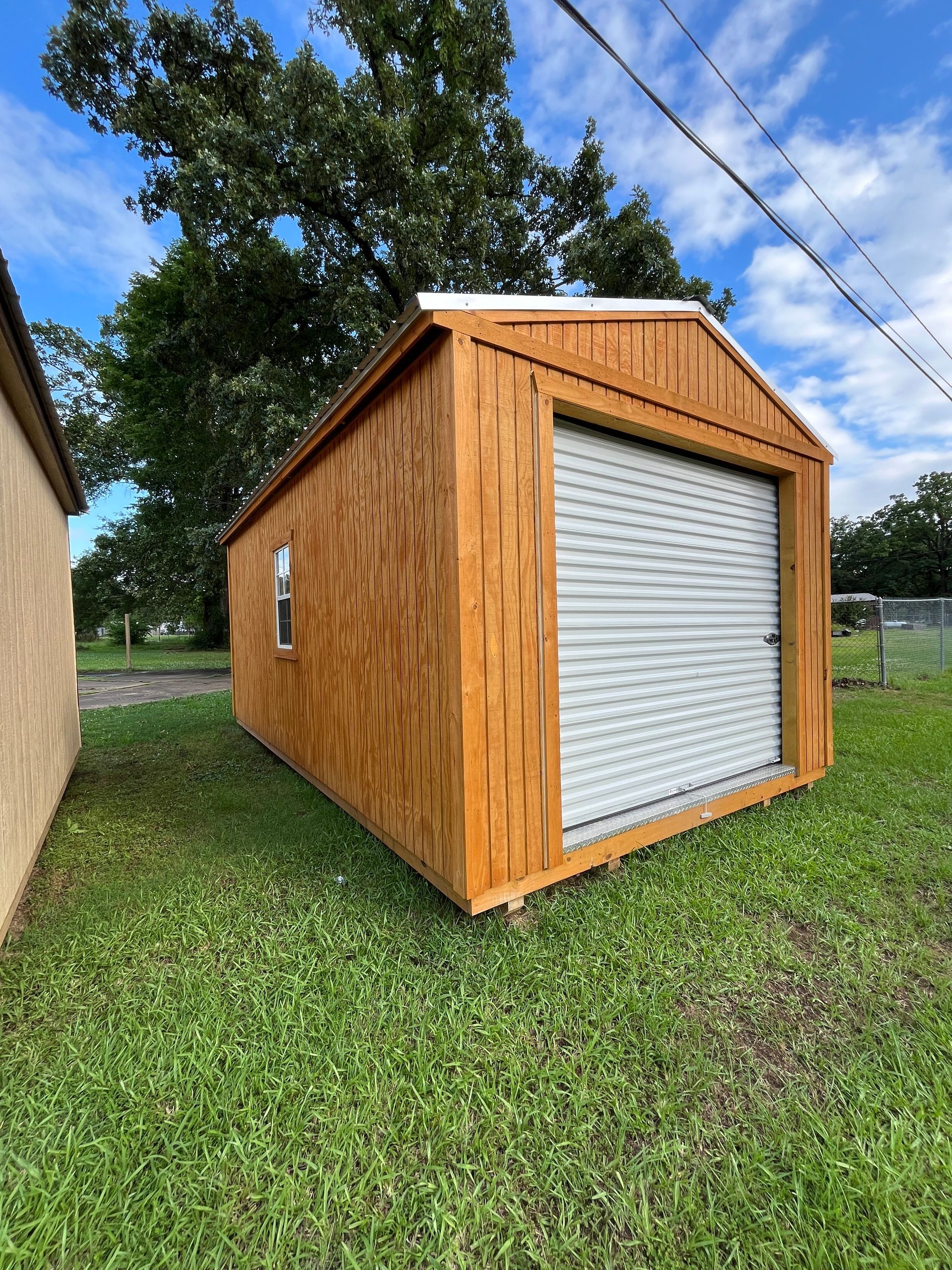 A 3d model of a small house with a porch