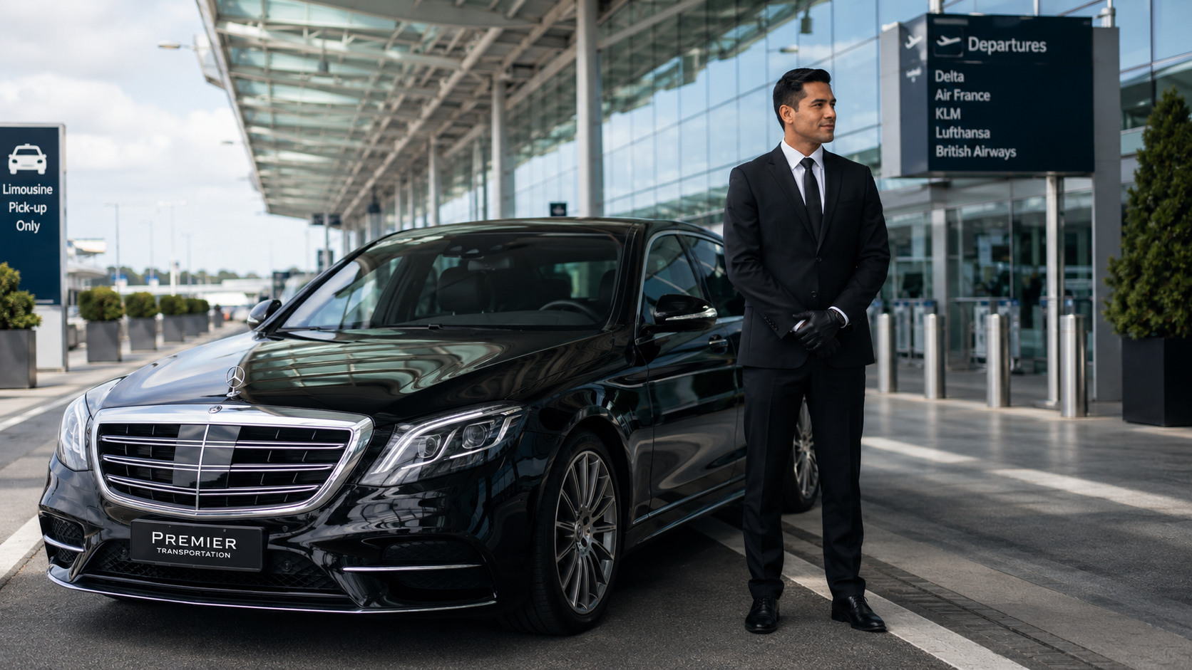 professional airport transportation driver in Columbus OH