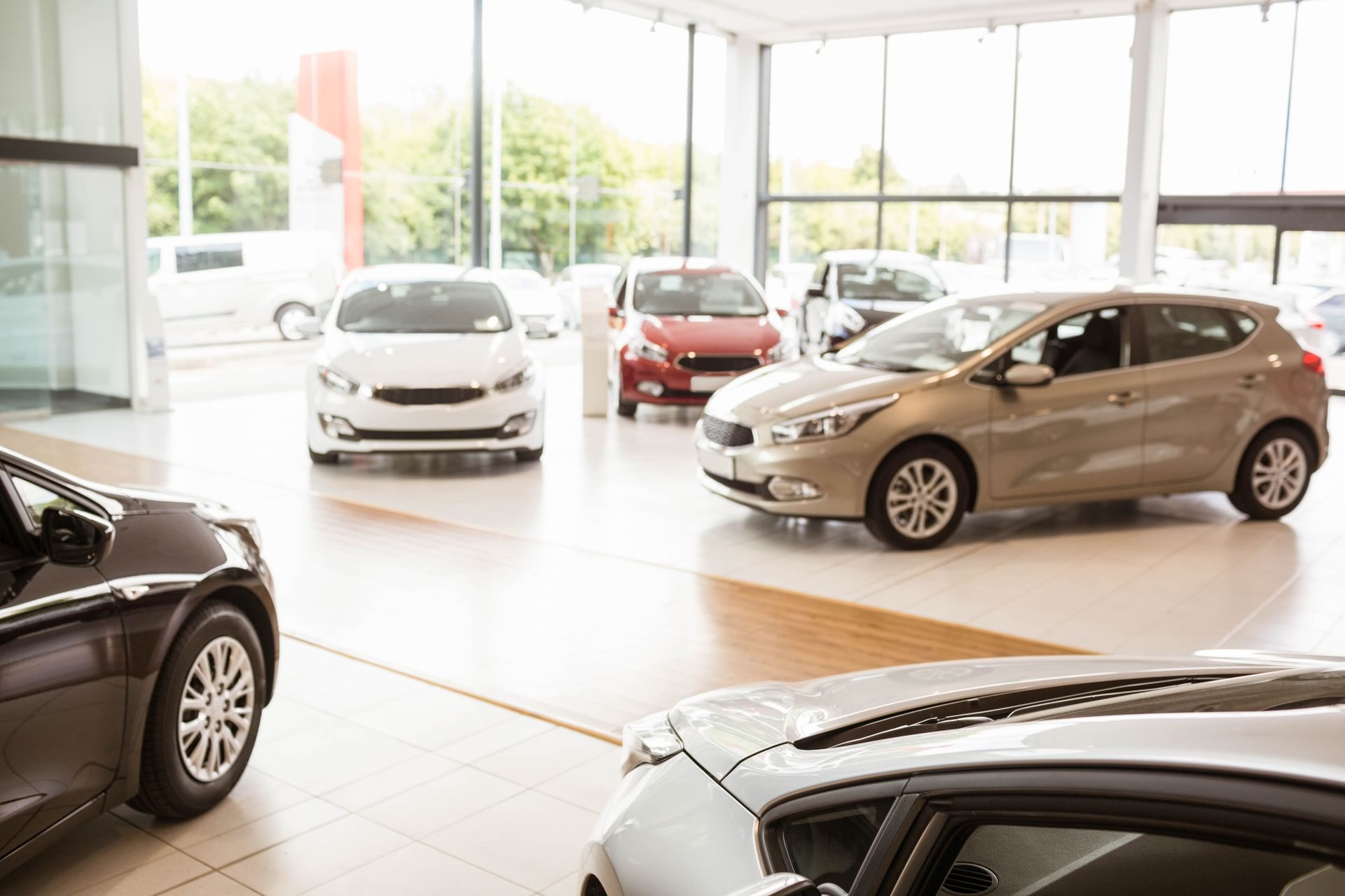 car showroom