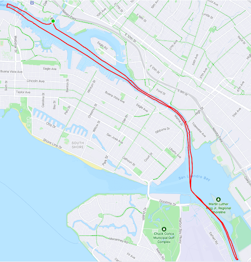 Steering map to the airport/watermelon