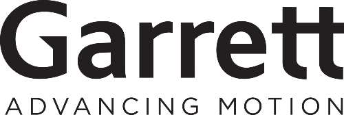 A black and white logo for garrett advanced motion