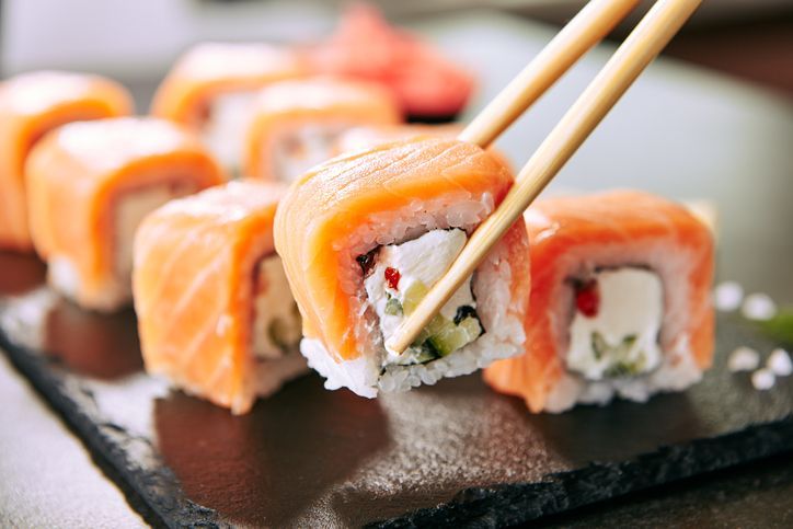 Sushi Dish at Local Hibachi Restaurant