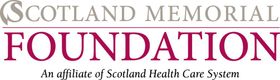 Scotland Memorial Foundation logo. Grey text 