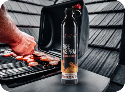 Bewaar uw Bonpet blusspray in uw keuken en voertuig