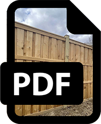 PDF document icon showing a wooden fence under a cloudy sky
