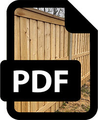 PDF document icon with a photo of a wooden fence on the cover
