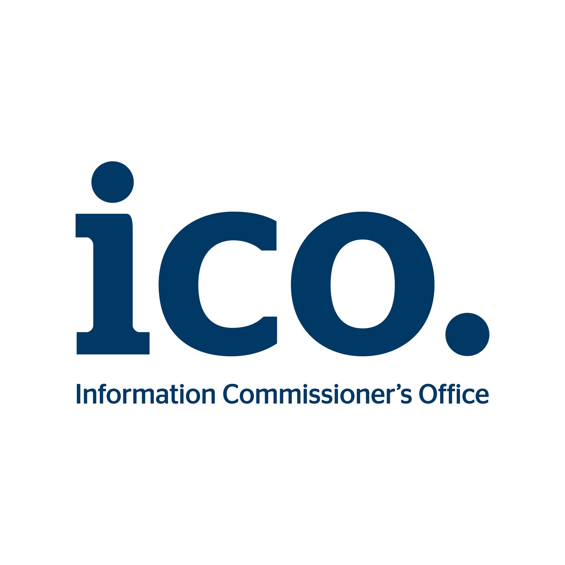 Logo for the Information Commissioner's Office (ICO): Blue