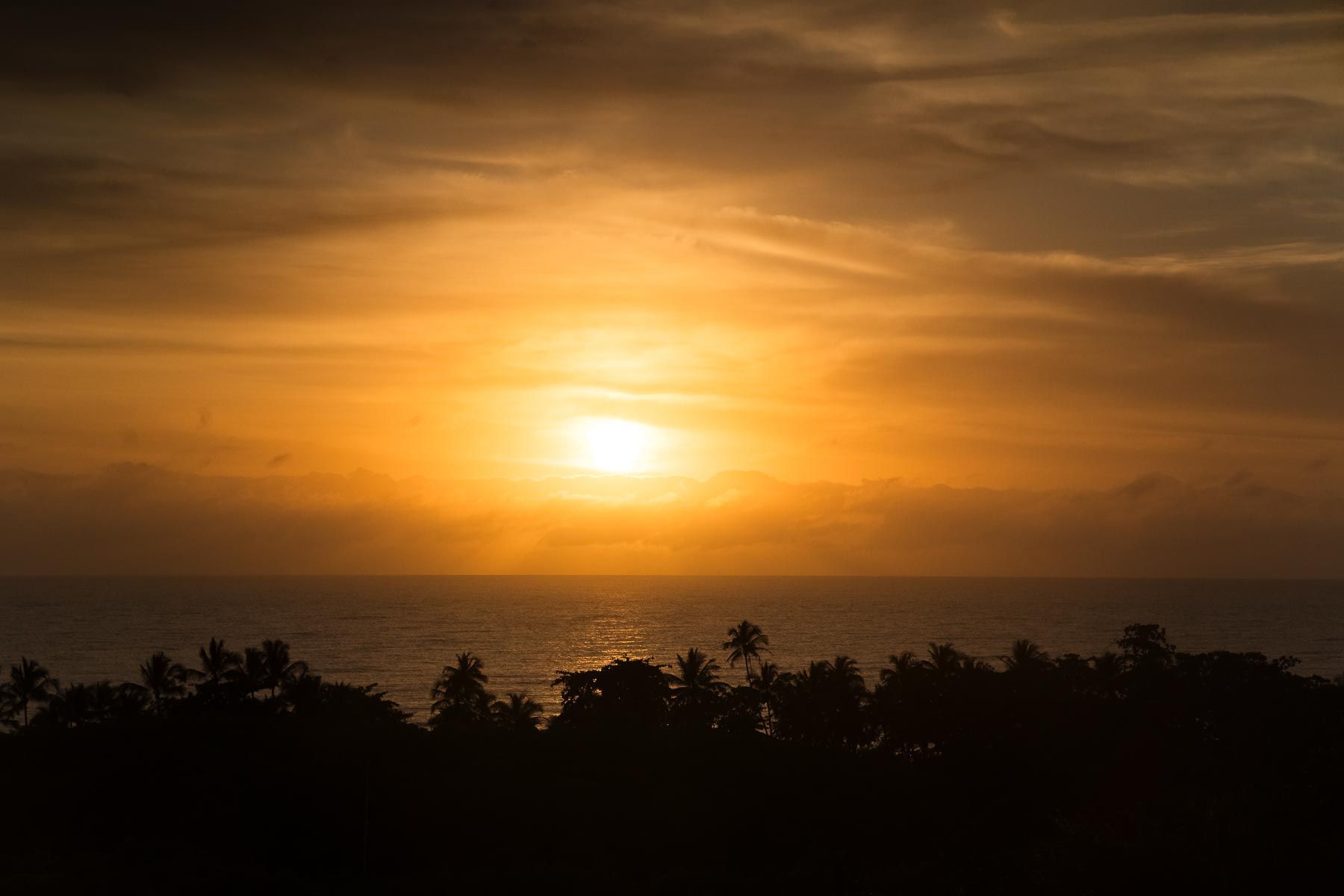 Bela Vista Hotel em Caraíva nascer do sol
