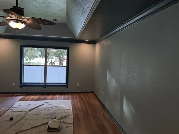 Ceiling fan and trim work – handyman services Lakeland FL