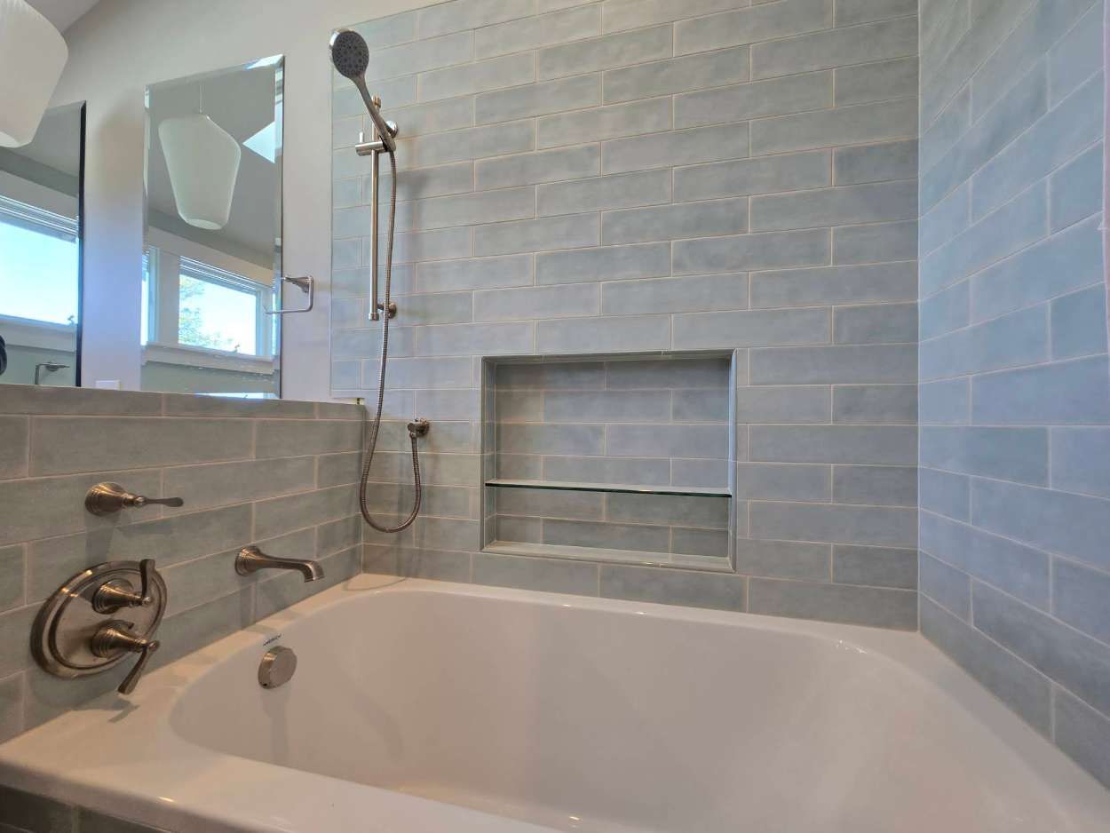Bathroom shower plumbing repair and installation service