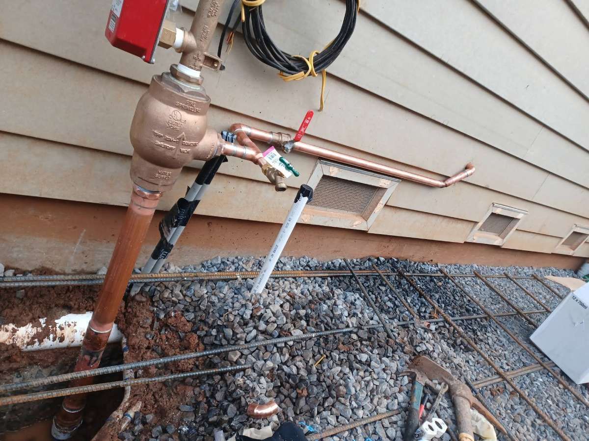 Residential plumbing repiping and pipe replacement service