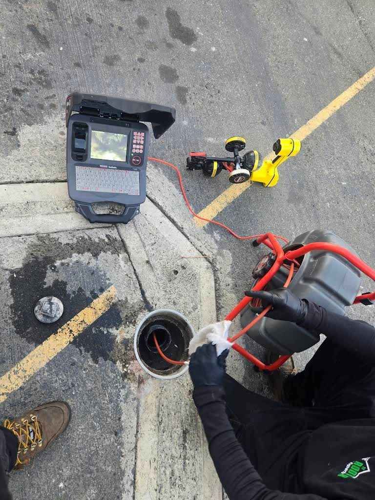 Sewer camera inspection and underground pipe diagnostics service