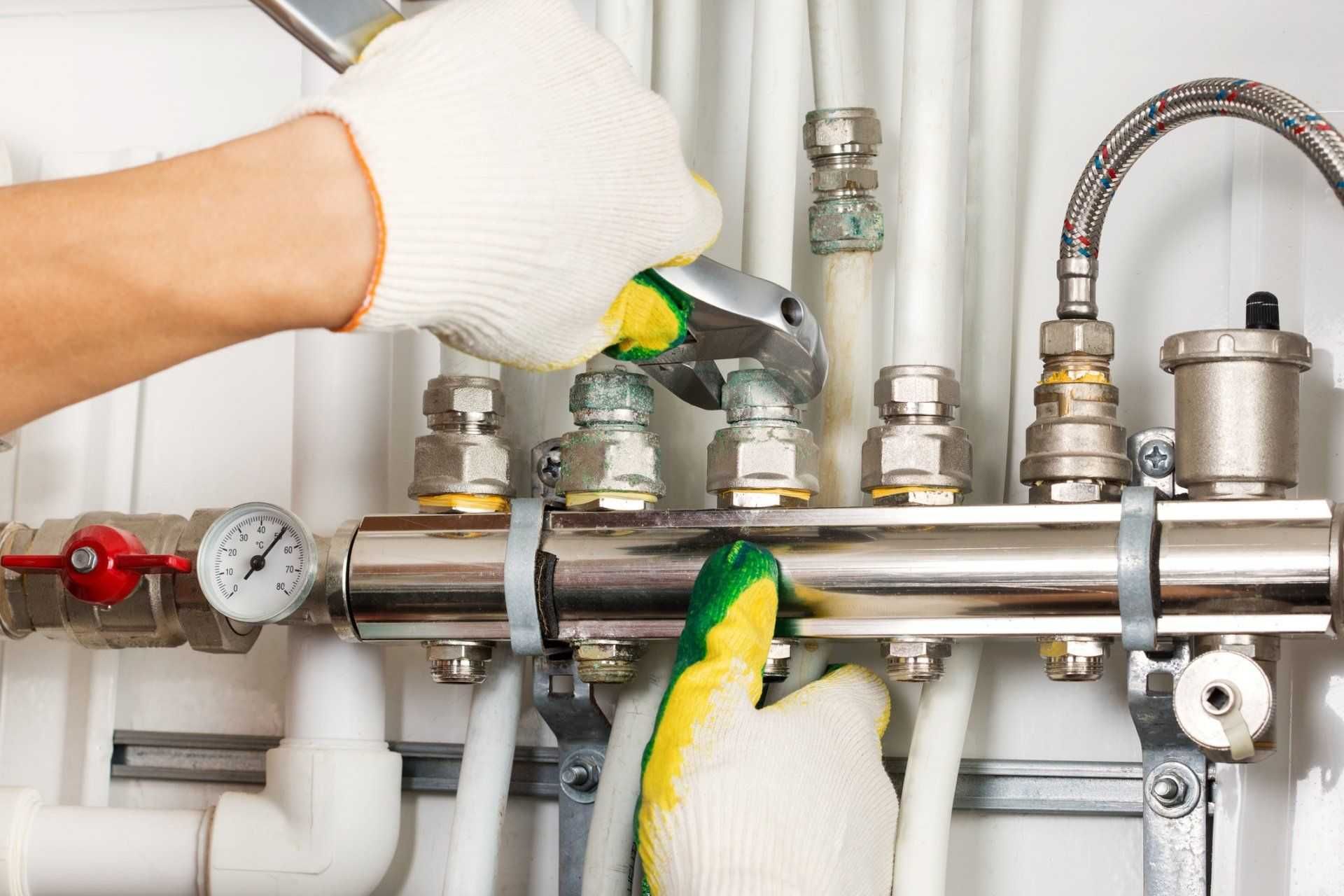 Gas line repair and installation service for residential plumbing systems