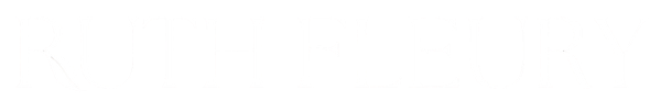 A white logo against a white background.