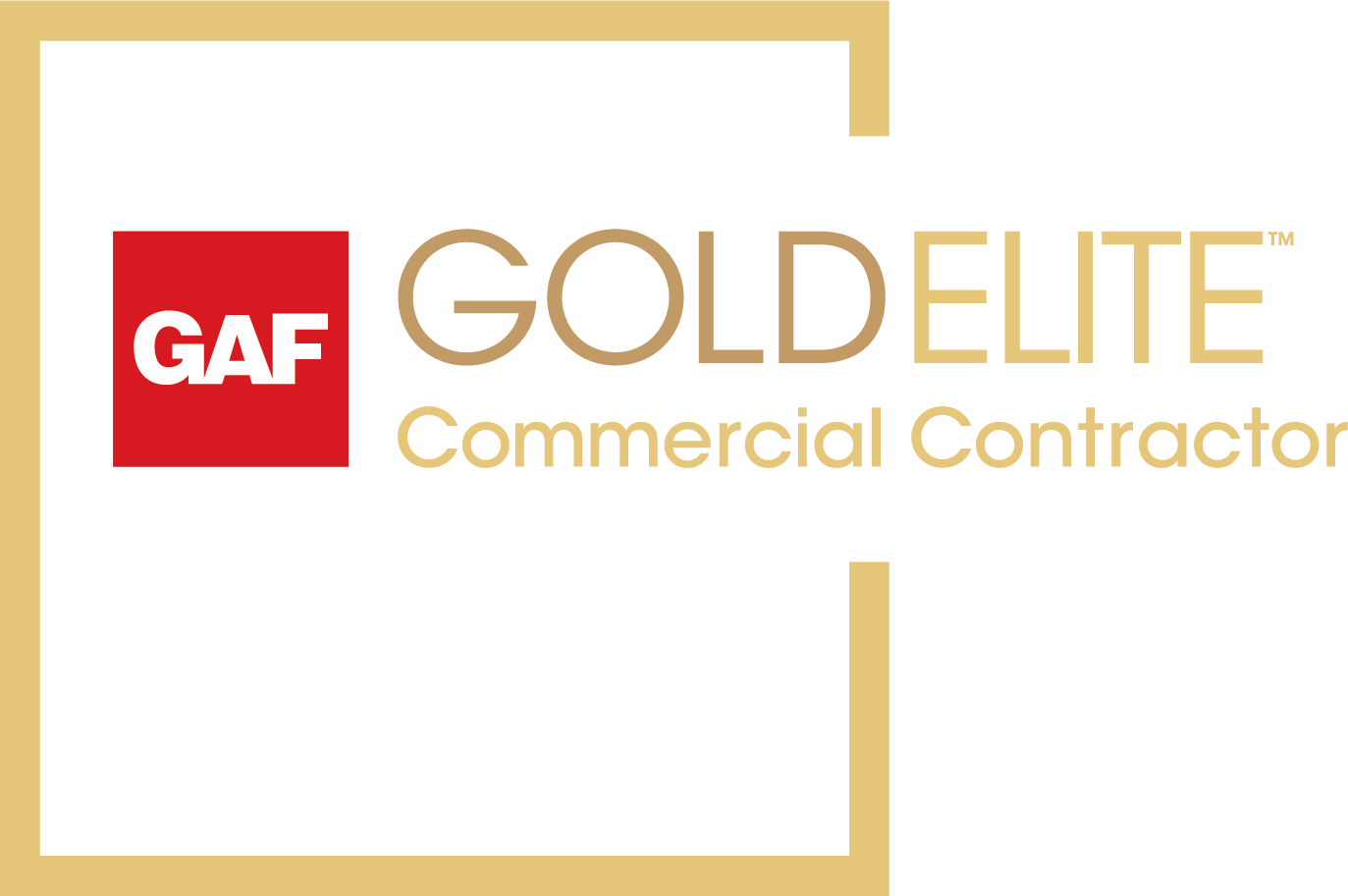GAF gold elite roofer logo