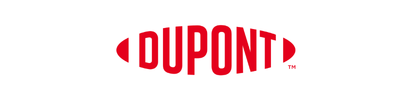 Logotipo rojo de DuPont sobre fondo blanco.